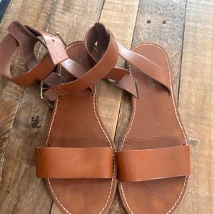 Madewell Leather Ankle Sandals